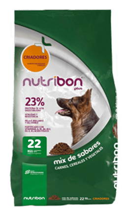 Bolsa de alimento balanceado para perros marca Nutribon Criadores