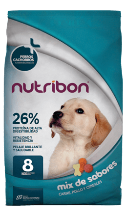 Bolsa de alimento balanceado para perros cachorros marca Nutribon Plus