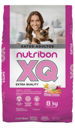 Bolsa de alimento balanceado para gatos marca Nutribon XQ